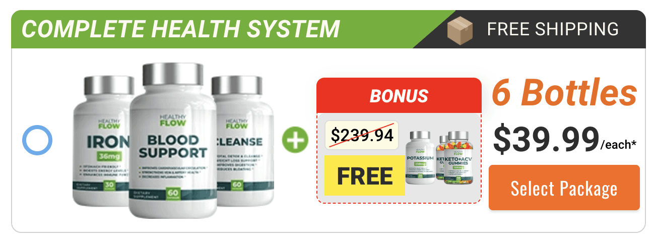 Healthy Flow Blood Support Package 3